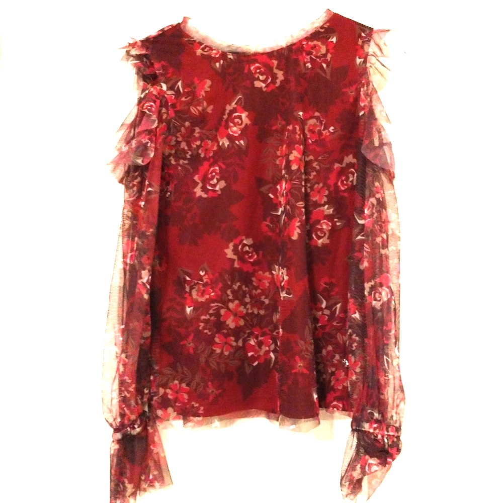 Bebe Girls Blouse Long Sleeve L